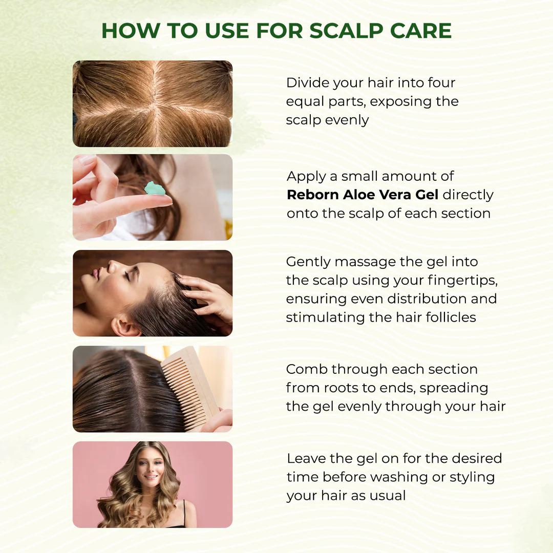 جل الصبار لتصفيف الشعر