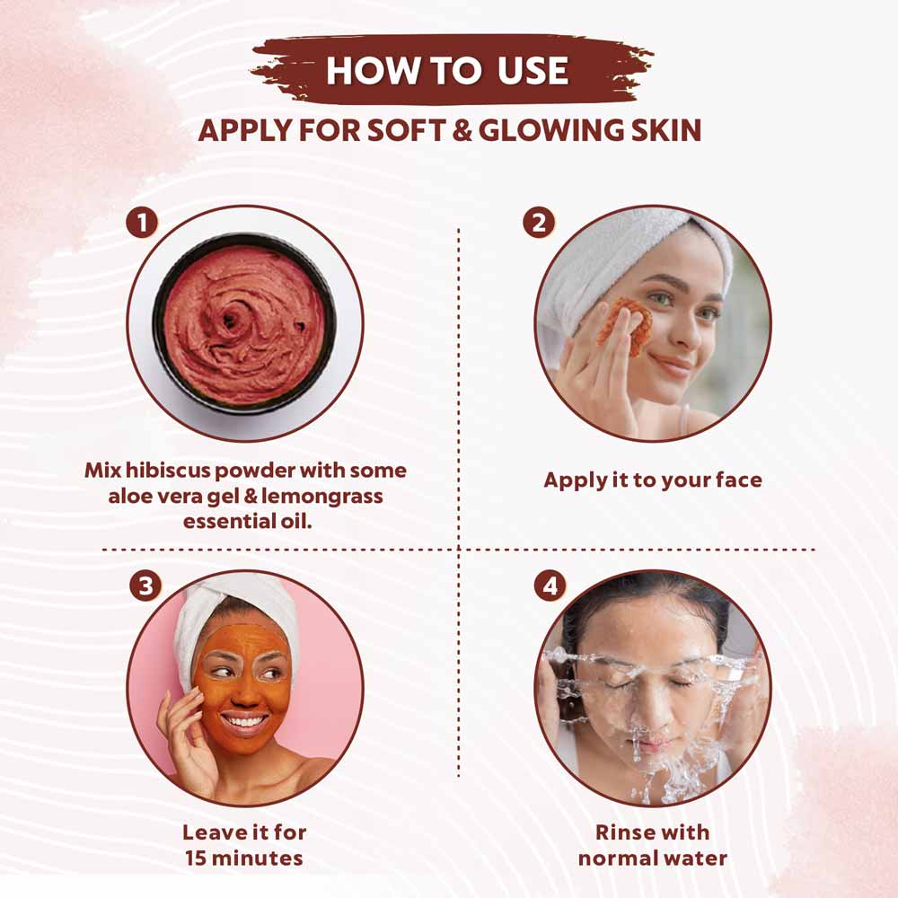 Indus Valley Hibiscus Flower Powder