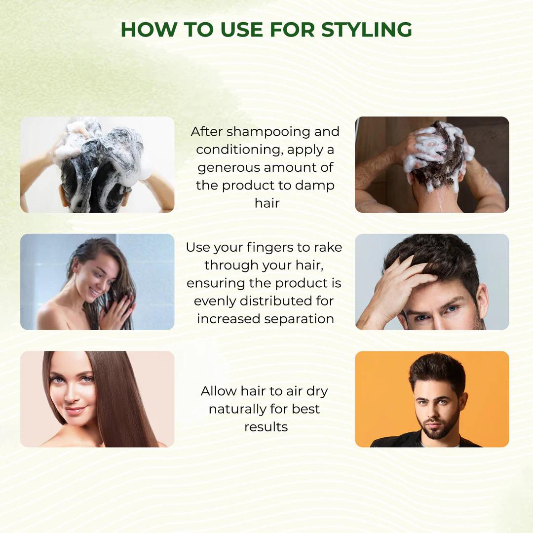 جل الصبار لتصفيف الشعر